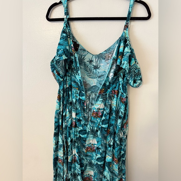 Disney Encanto Dress Torrid Womens 12/14 (0) La Casita Rainbow Tropical Pockets - Picture 8 of 10